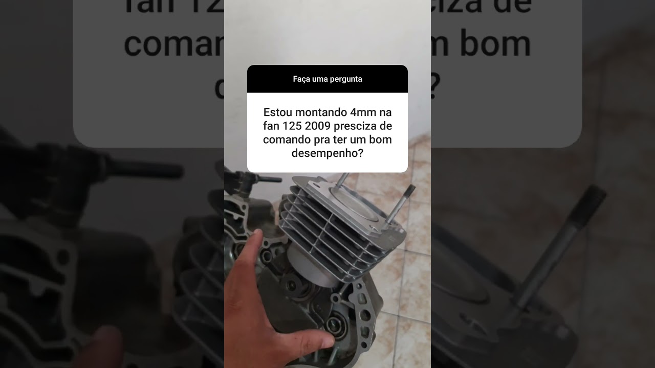 4mm na fan 125 precisa de comando preparado?