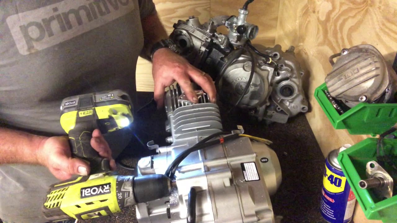 Ct110 postie  fitting a 125cc engine  pt 1