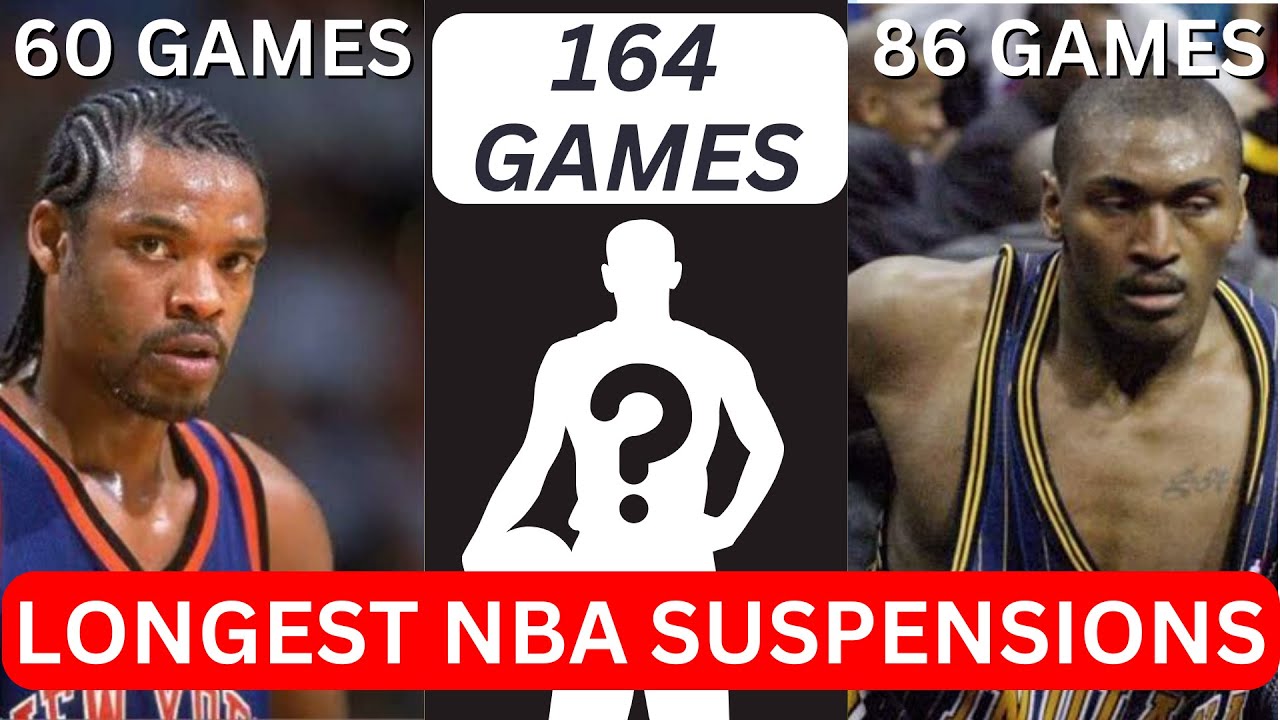 The worst nba suspensions | Longest NBA Suspensions ever
