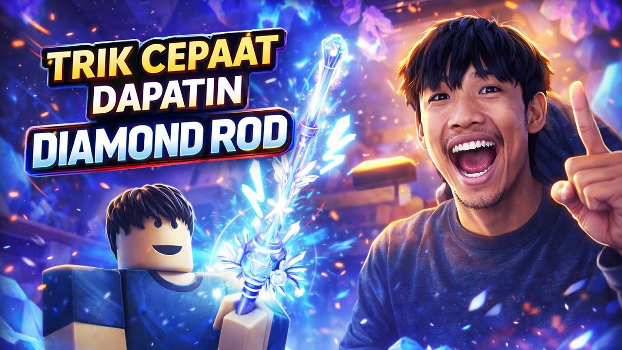 TRIK CEPAT DAPATIN DIAMOND ROD - 100% WORK !!! #roblox #fishit