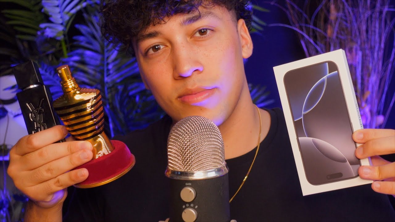 ASMR meine Geburtstagsgeschenke zum Einschlafen