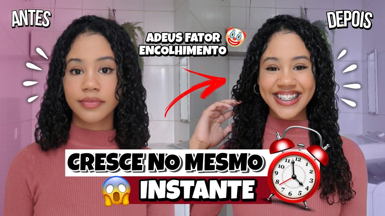 🤮 COMO NÃO DEIXAR O CABELO ENCOLHER (fator encolhimento) 🤬