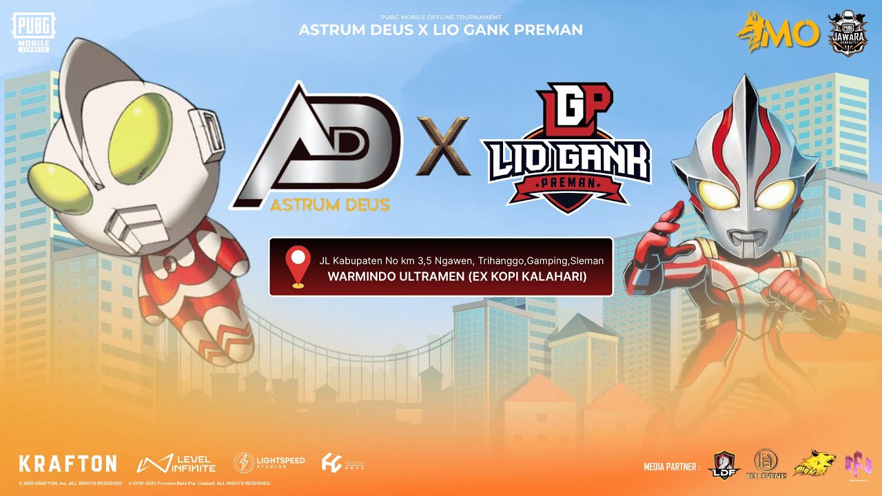 OFFLINE TOURNAMENT ASTRUM DEUS X LIO GANK PREMAN | PUBG MOBILE