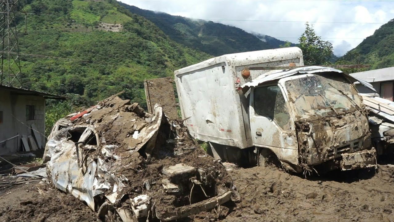 'The mountain was coming down on me' recalls Ecuador landslide survivor | AFP