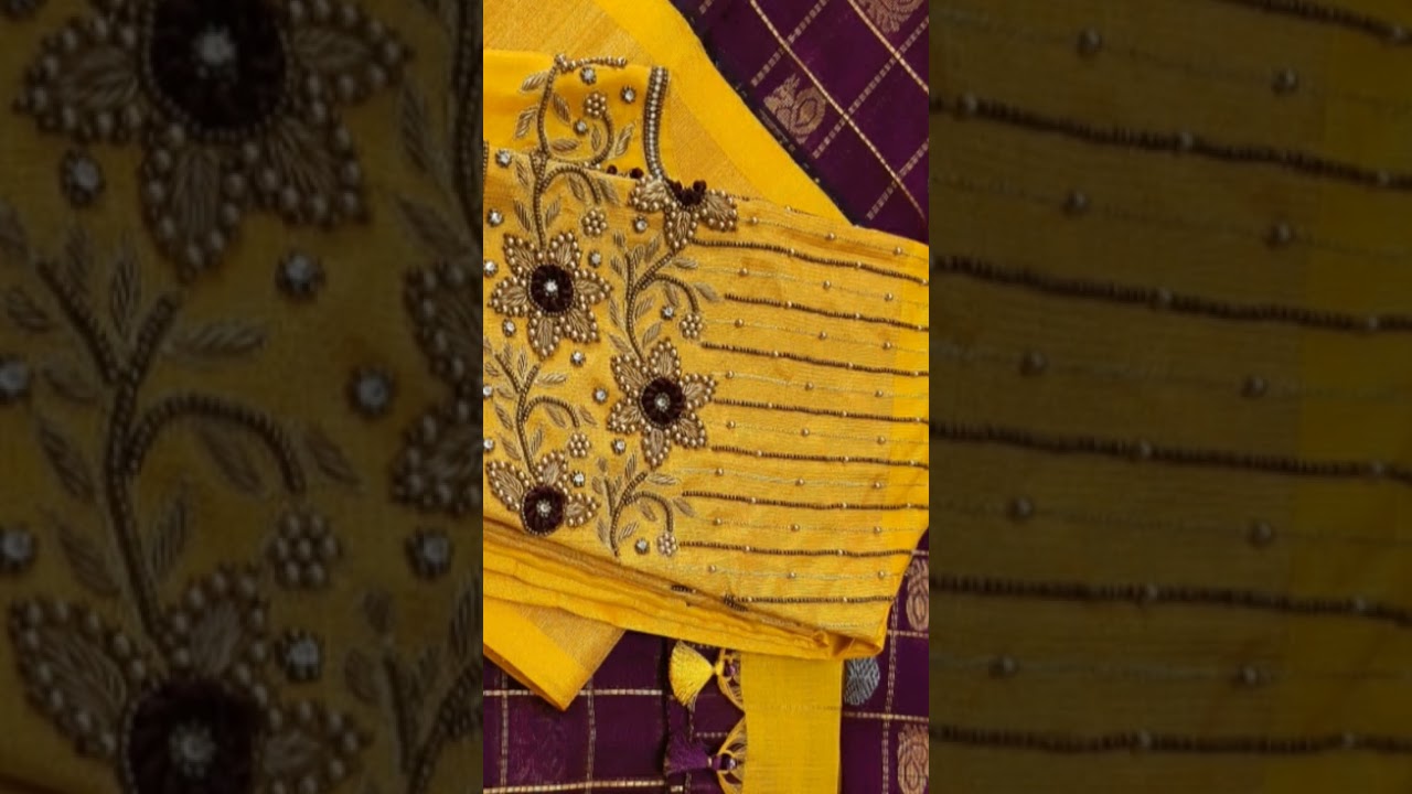Heavy Maggamwork Blouse Design 