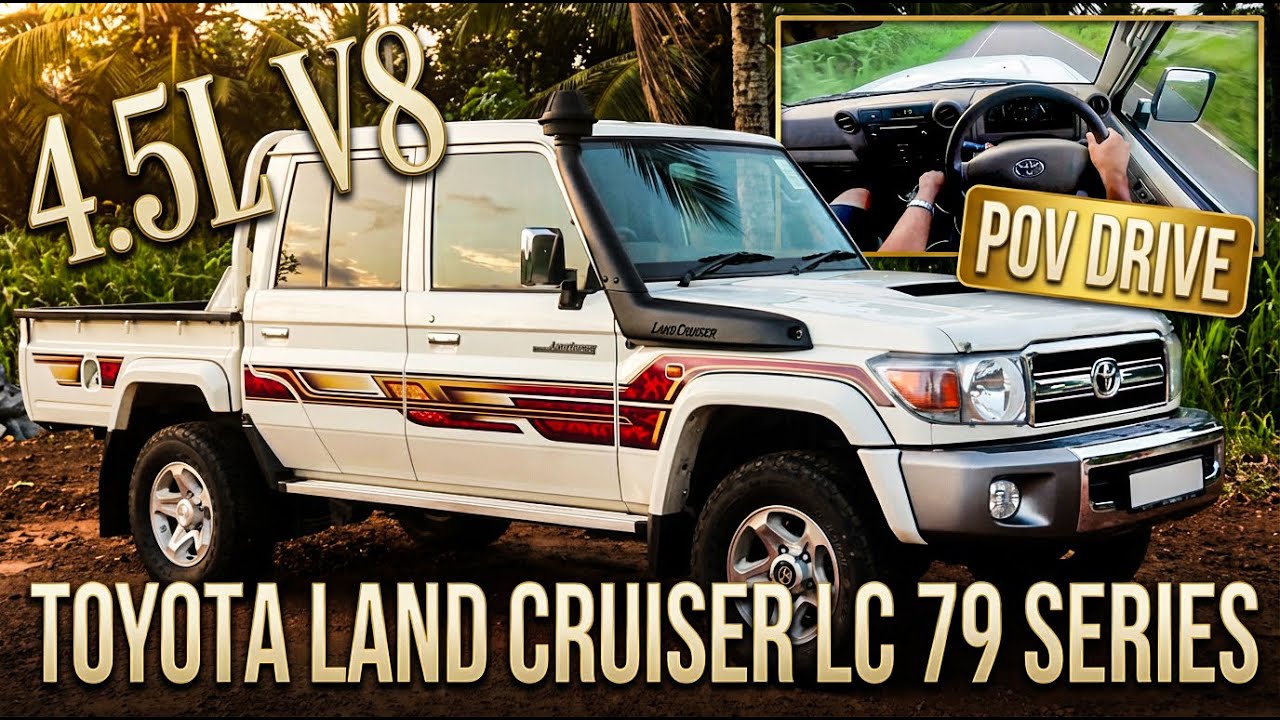 Toyota Land Cruiser 79 Series 4.5 liter V8 | Walkthrough + POV Drive