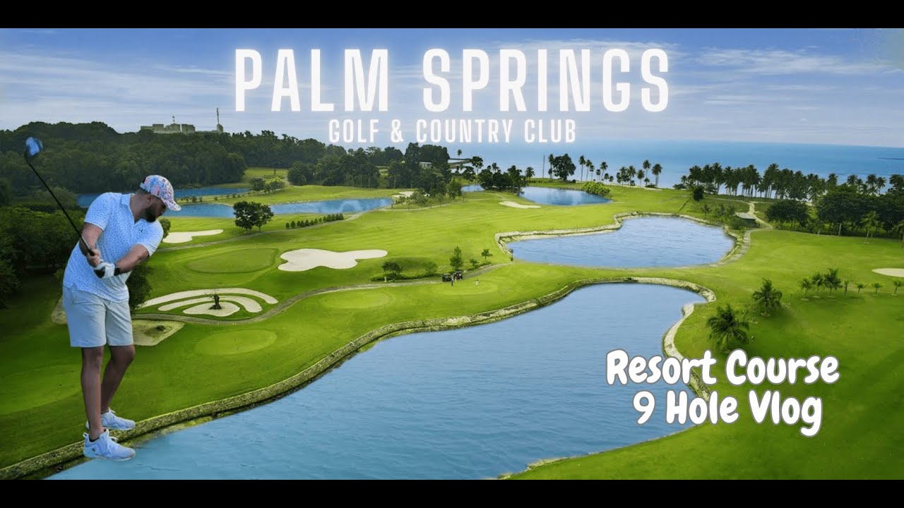 Playing the beautiful Palm Springs 9 Hole Resort Course in Batam Indonesia!