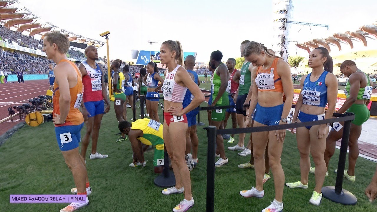 Wow The Fastest 4x400m l USA, Netherlands' Femke Bol, Canada