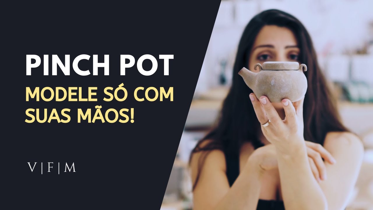 [ Aula de cerâmica ] Pinch Pot - Modele argila usando apenas suas mãos!