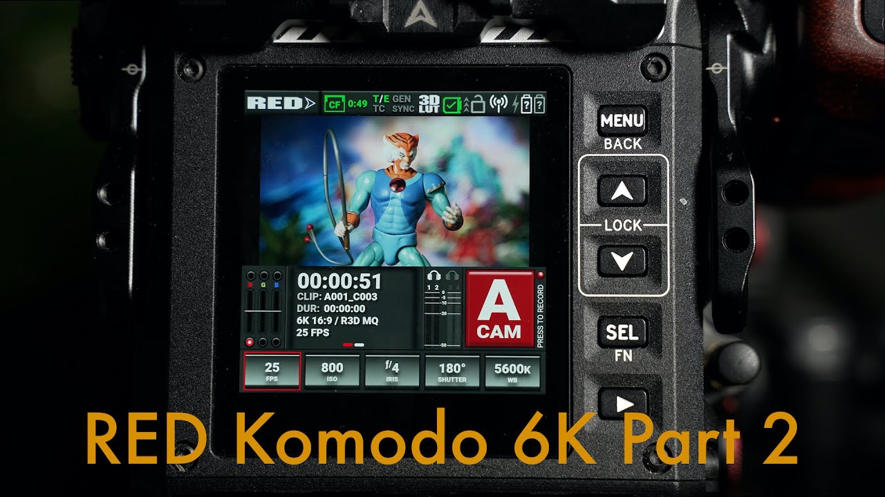 RED Komodo 6K: Technical Guide Part 2. Menu Walkthrough