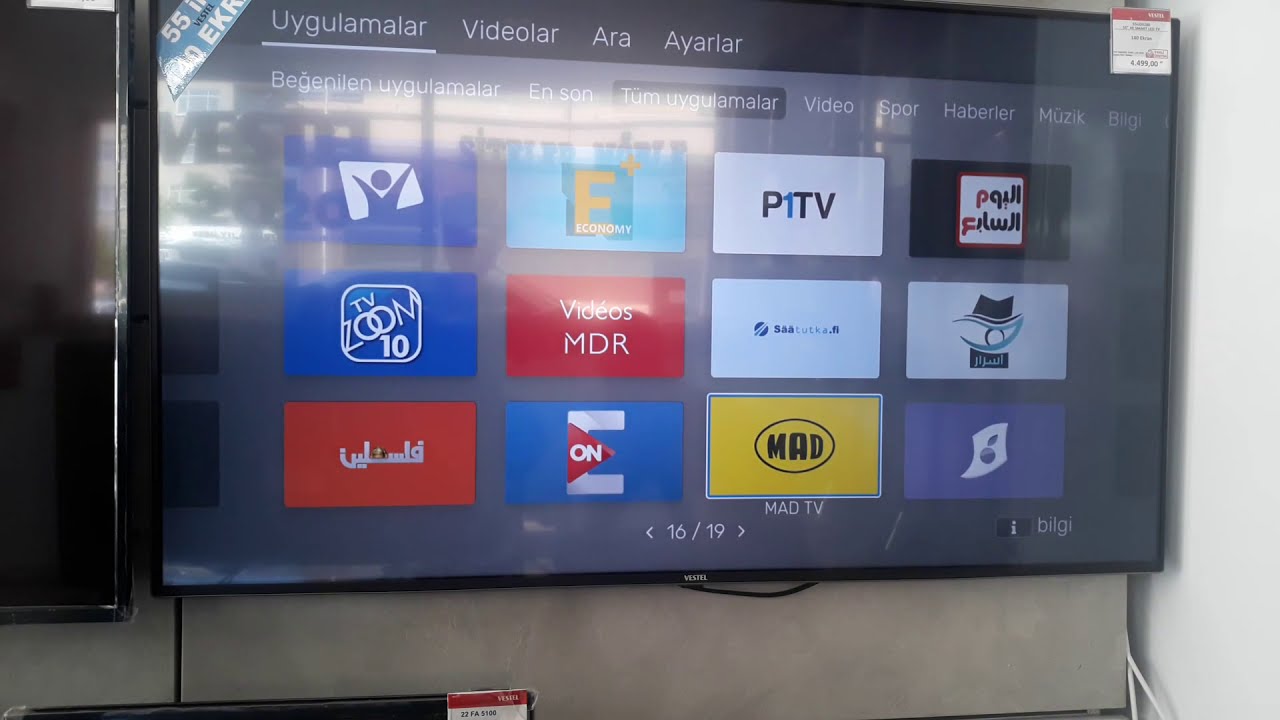 2020 GÜNCEL VESTEL SMART TV İÇERİKLERİ YENI SURUM-REGAL-SEG-FINLUX-TELEFUNKEN