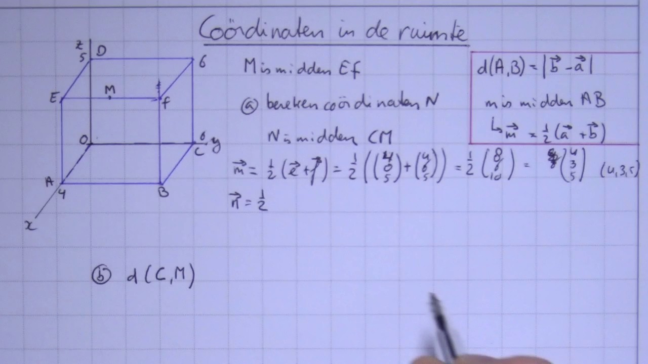 VWO5wisD_H8_1 Coördinaten in de ruimte