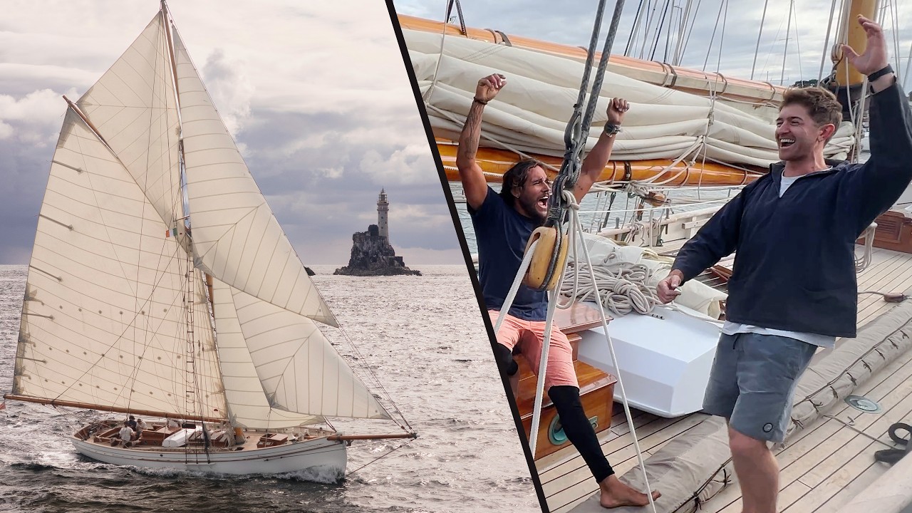 Tally Ho completes her Atlantic Crossing at the Fastnet Rock!