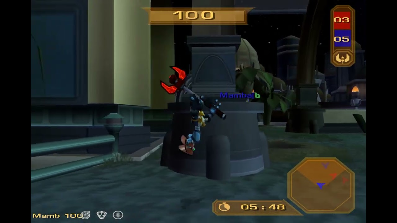 Ratchet & Clank 3 Multiplayer: 2V2 CTF on Marcadia Palace
