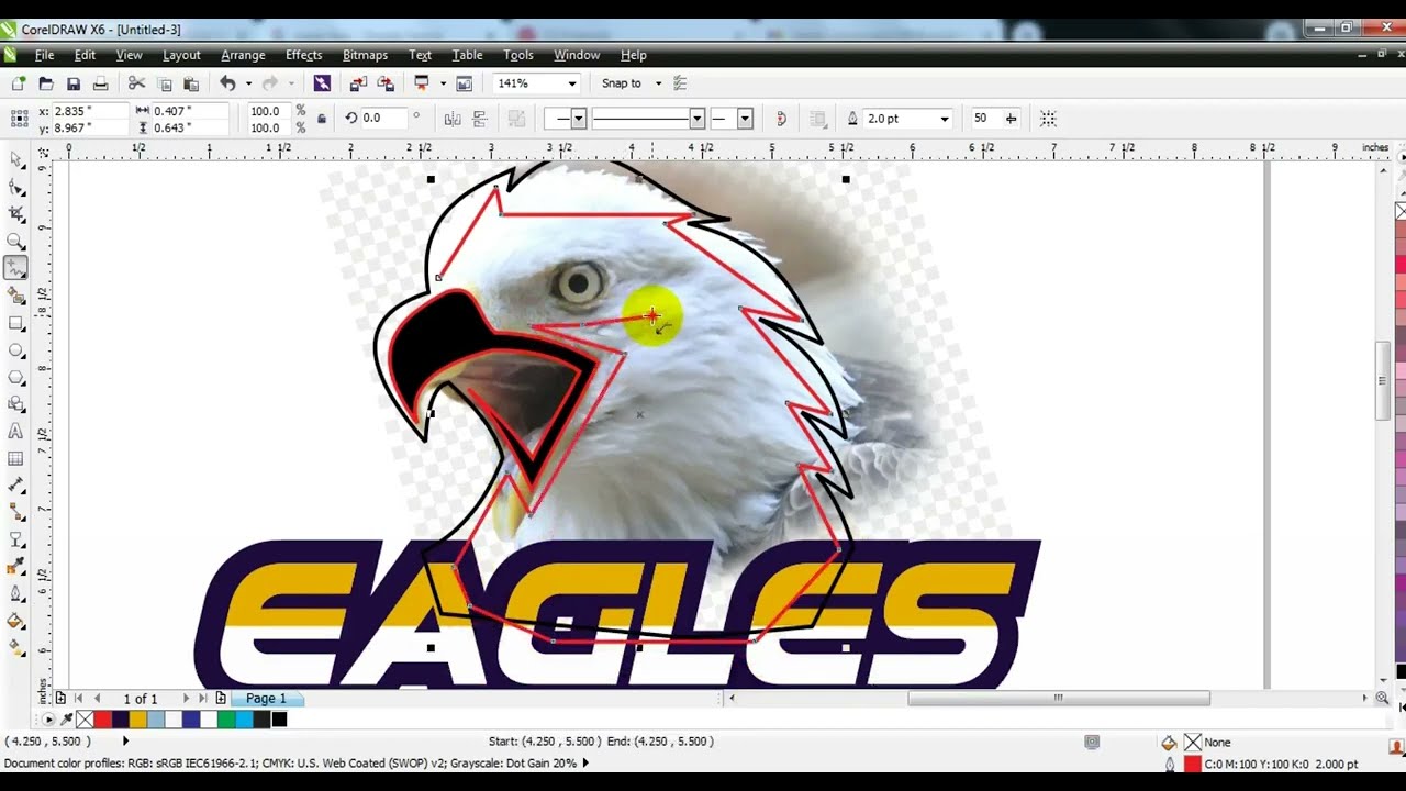 Eagle Logo Designs | Make Your Own Eagle - Learn corelDRAW with Ahsan Sabri