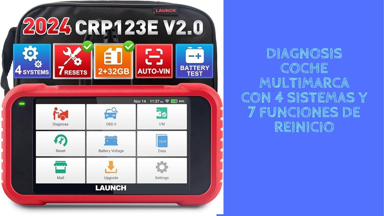 LAUNCH 123E V2.0 - Diagnosis OBD con actualizaciones gratis