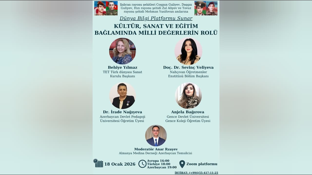 Dünya Bilgi Platformu Sunar: Kültür, Sanat Ve Eğitim Bağlamında Milli Değerlerin Rolü