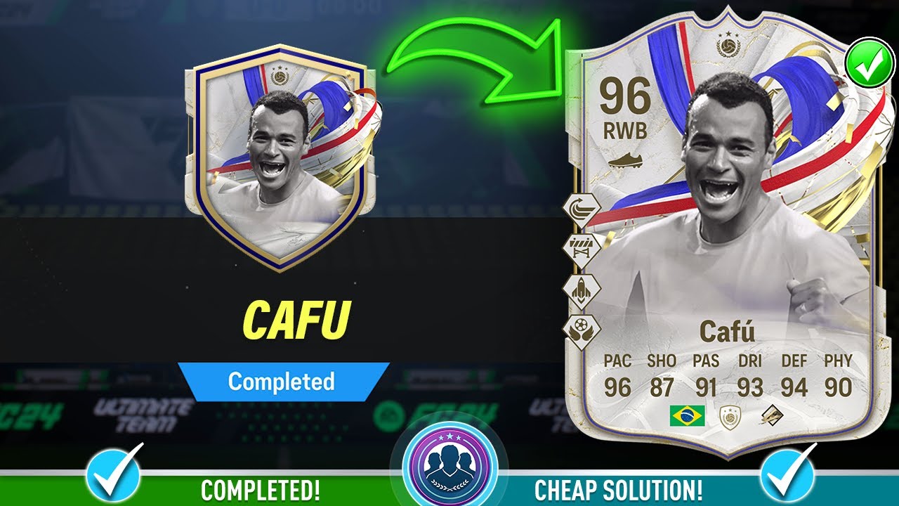 96 Greats of the Game Icon Cafu SBC Completed - Cheap Solution & Tips - FC 24