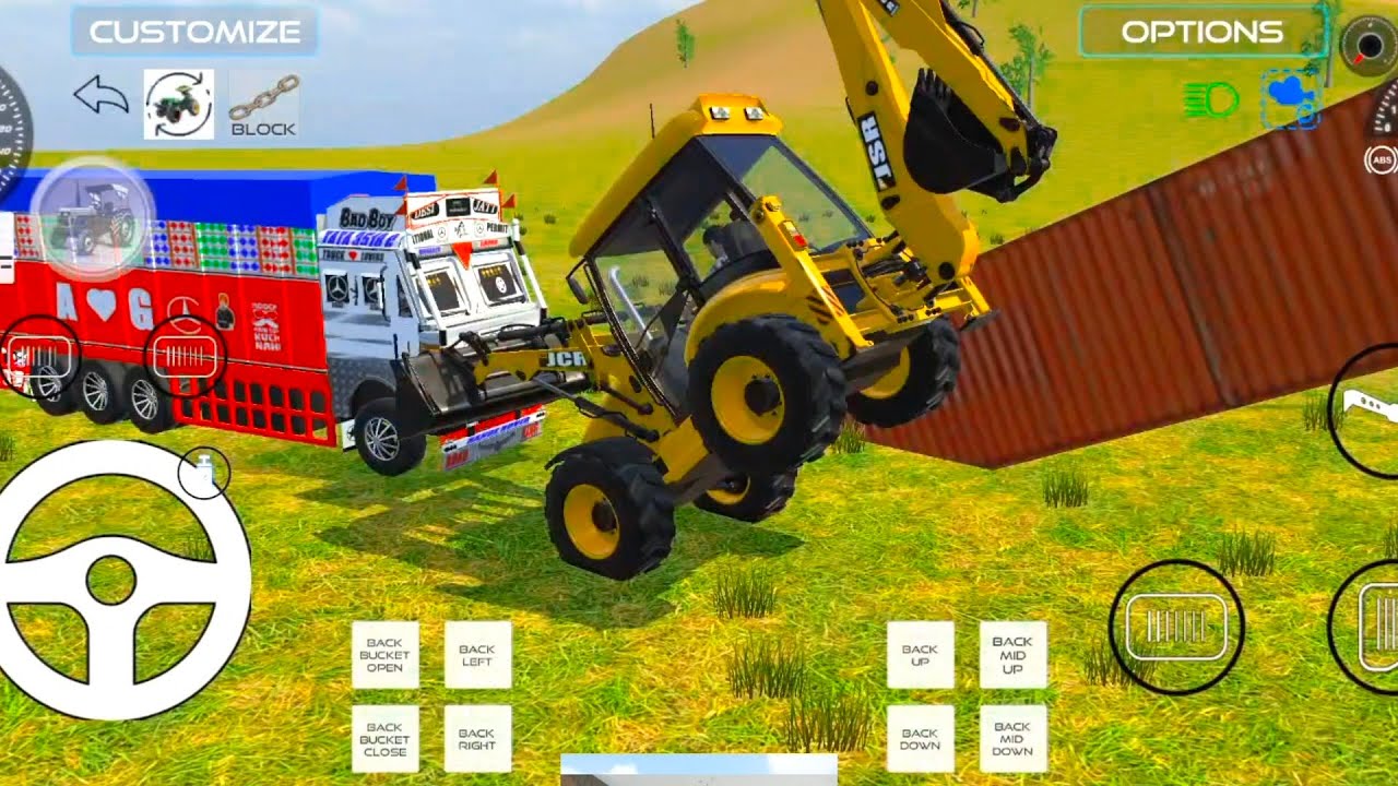Truck vs JCB competition Indian vehicles simulator 3D #game #yt #youtube #tranding #video 