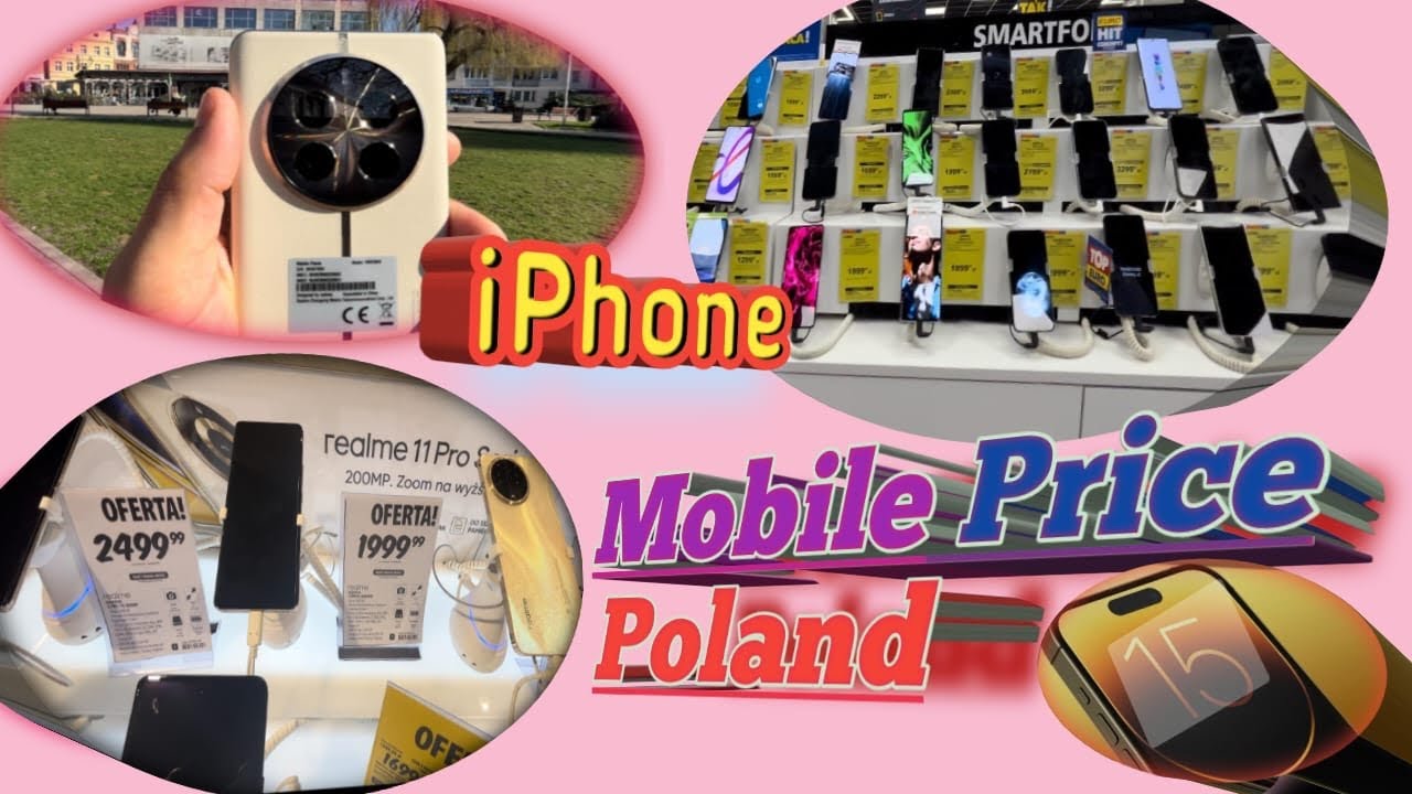 एक newफोन की खरीदारी poland फोन price#poland. iphone 15price#poland #szczecin