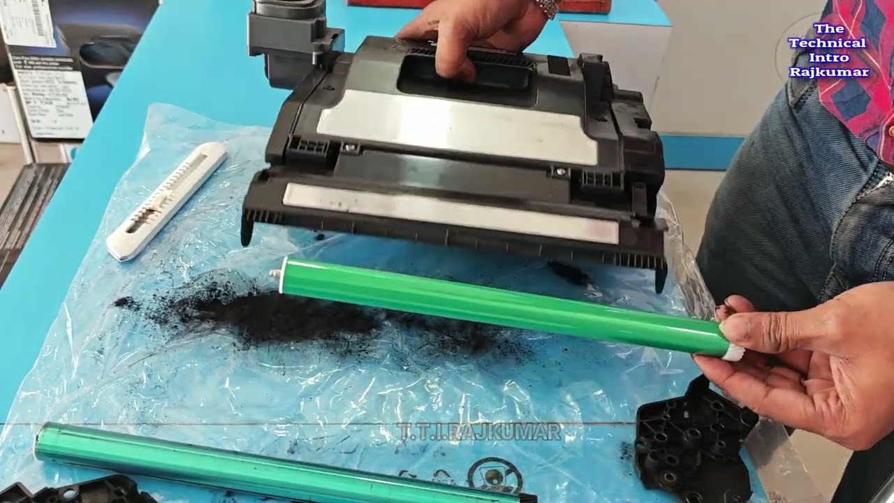 HP Laser Toner Cartridge 104A (w1104a) Repair. HP 104A toner Catridge Light Print Issue Solved.