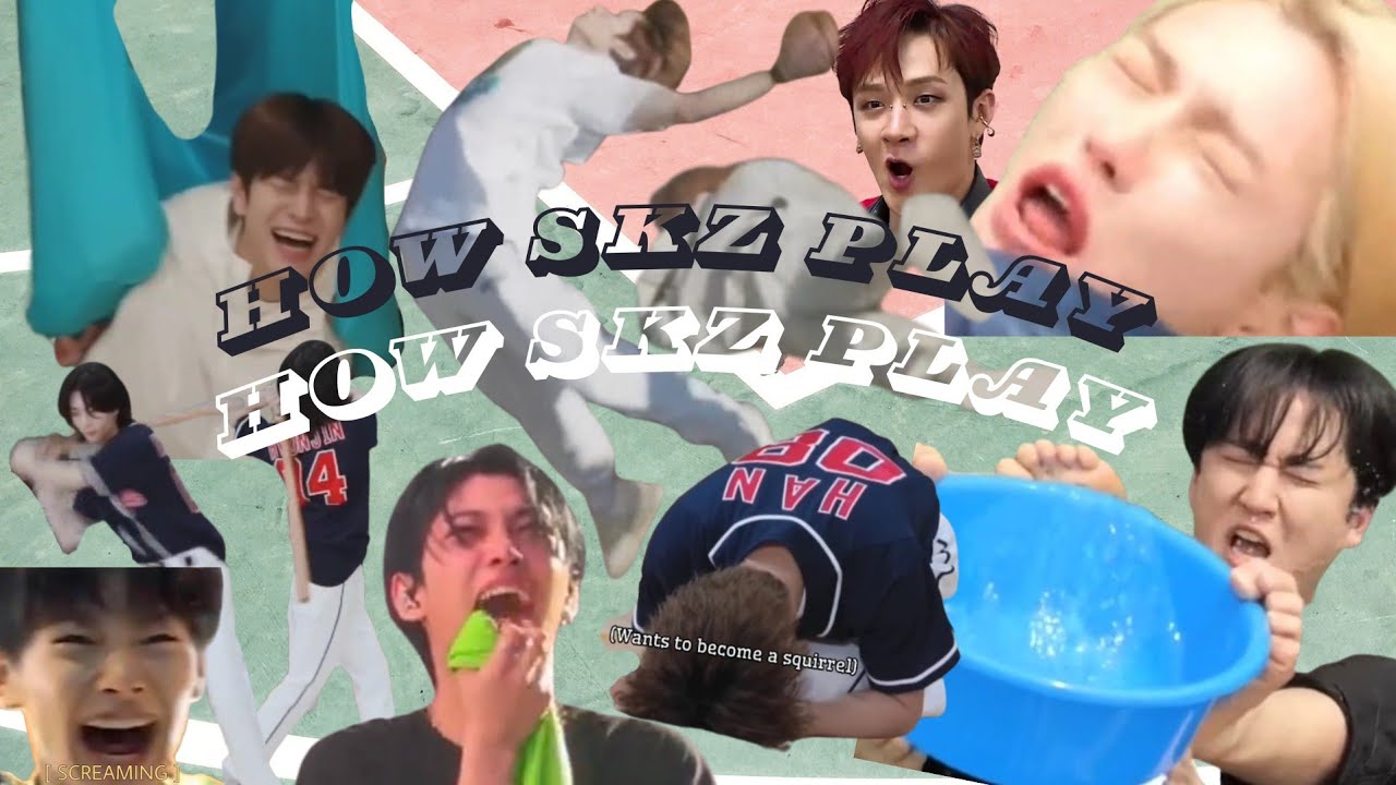 SKZ being bad in games for 12 min (full of frustration, pain, & broken things)