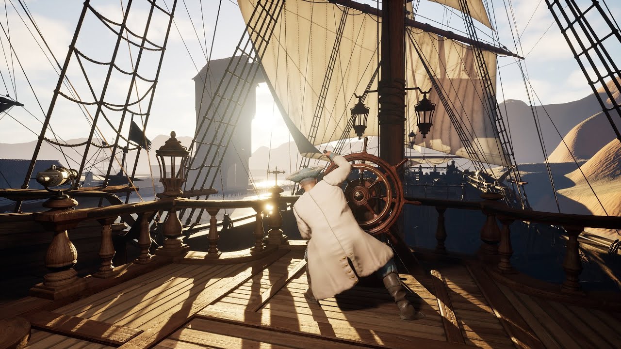 Ship Steering Wheel Animation | Unreal Engine 5 Game Asset Showcase