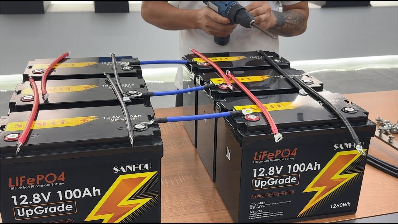 Install The Next Generation Power - SANFOU 12.8V 100Ah Upgrade Battery!