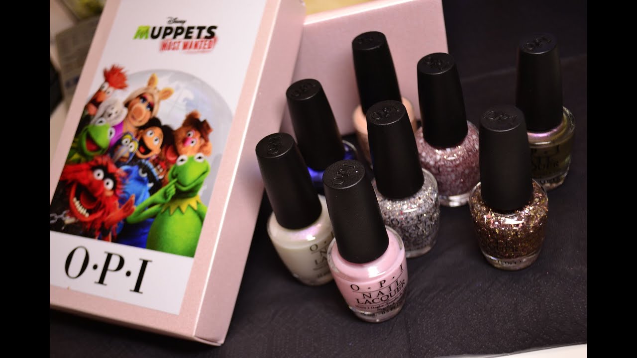 OPI 2014 Soft shades -Muppets most wanted- Live swatches