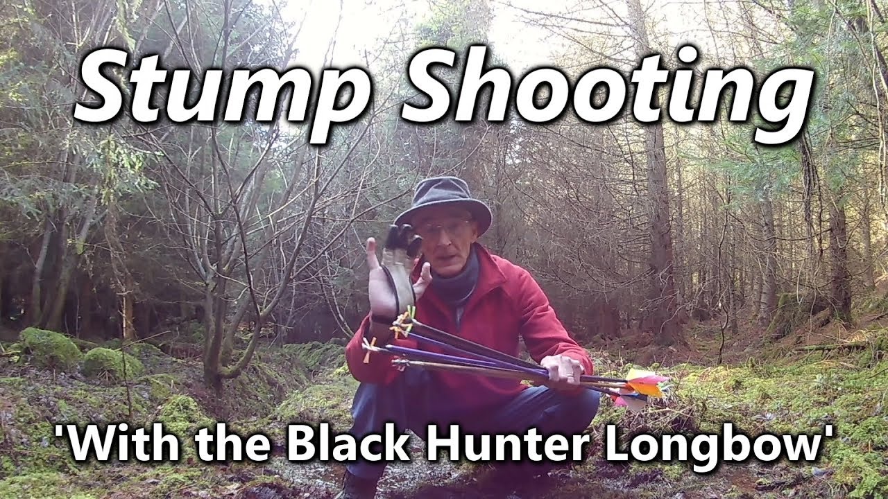 Stump Shooting with the Black Hunter Longbow
