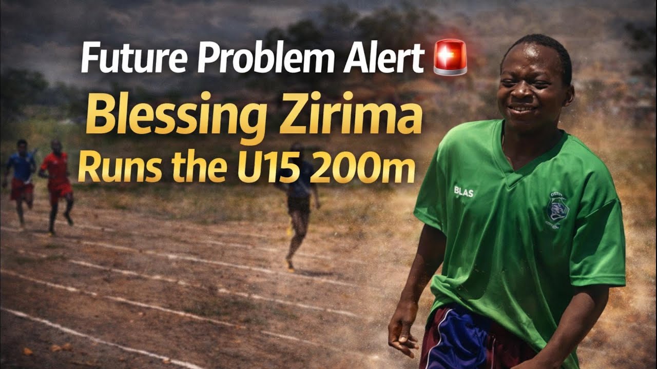 Future Problem Alert 🚨 Blessing Zirima Runs the U15 200m