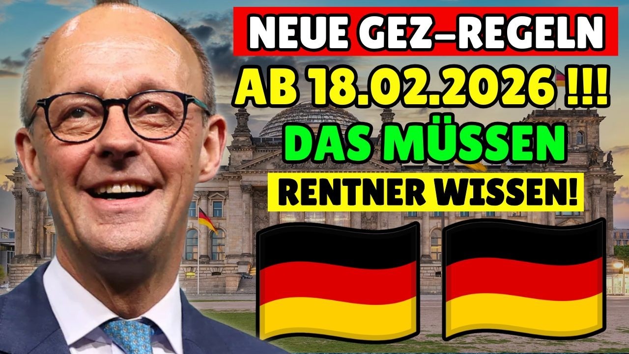 ⚠️ Neue GEZ-Regeln ab 18.02.2026 – Das müssen Rentner jetzt wissen!