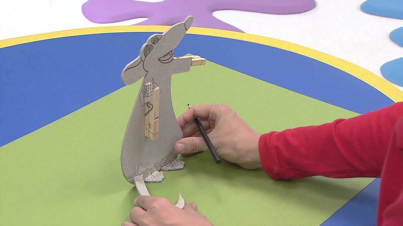 Art attack - Personnages pince à linge - Sur Disney Junior - VF