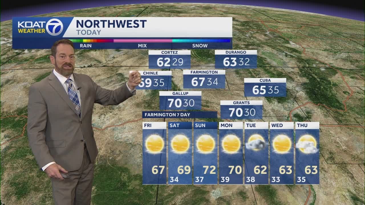 More record-challenging temperatures today with an afternoon breeze, but winds should be lighter ...