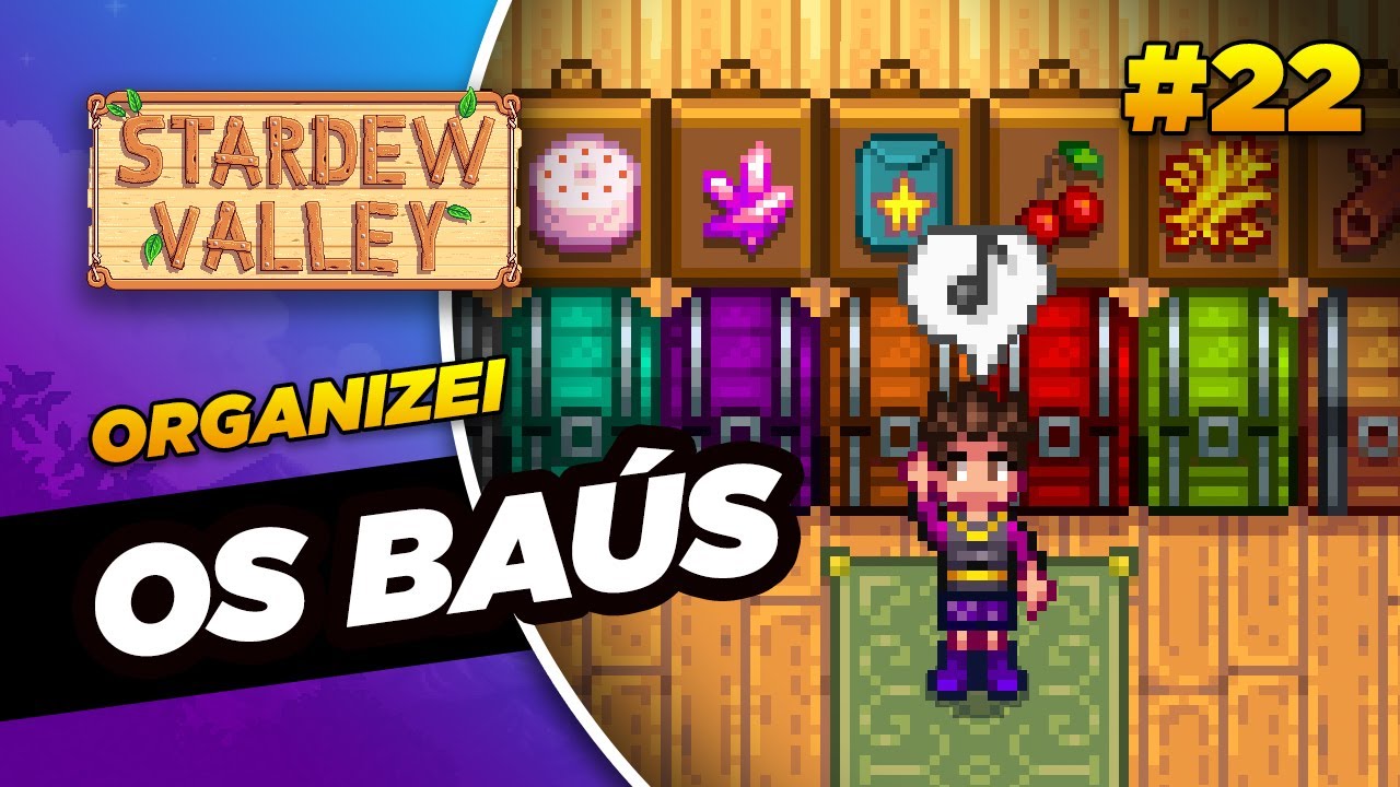 COMO ORGANIZAR SEUS BAÚS - Aprenda a jogar Stardew #22