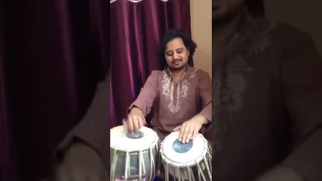 Tabla Kayda in Teentaal | By Kapil Vaishnav | Indian Classical music #youtubeshorts #tabla #teentaal