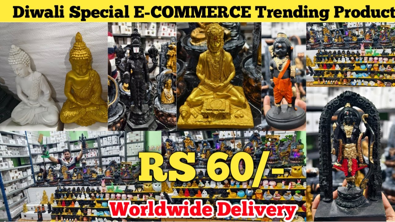 Diwali Special Murti Wholesale Market | Resin Murti Wholesale Market Cheapest Deocr Murti Market