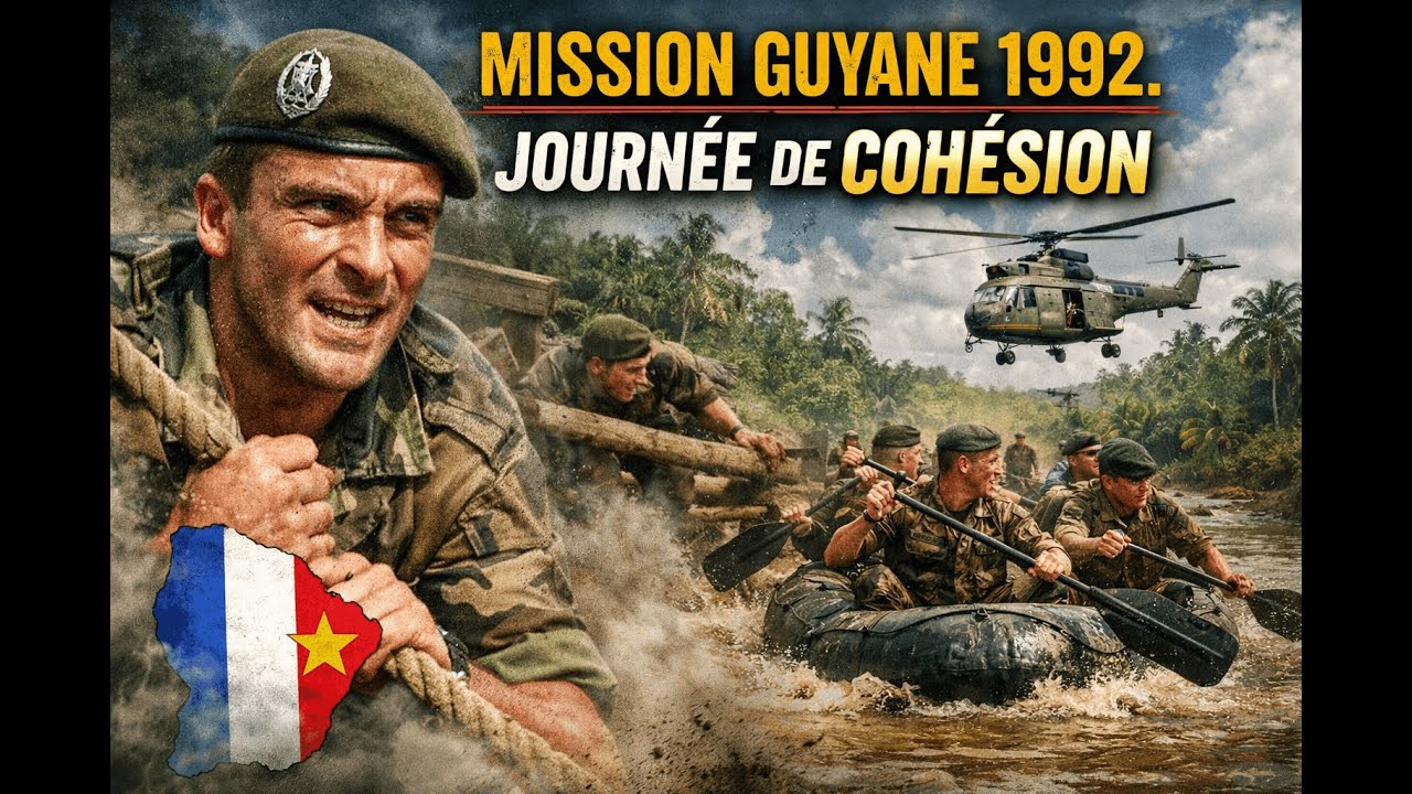 Mission Guyane 1992  Journée de cohésion