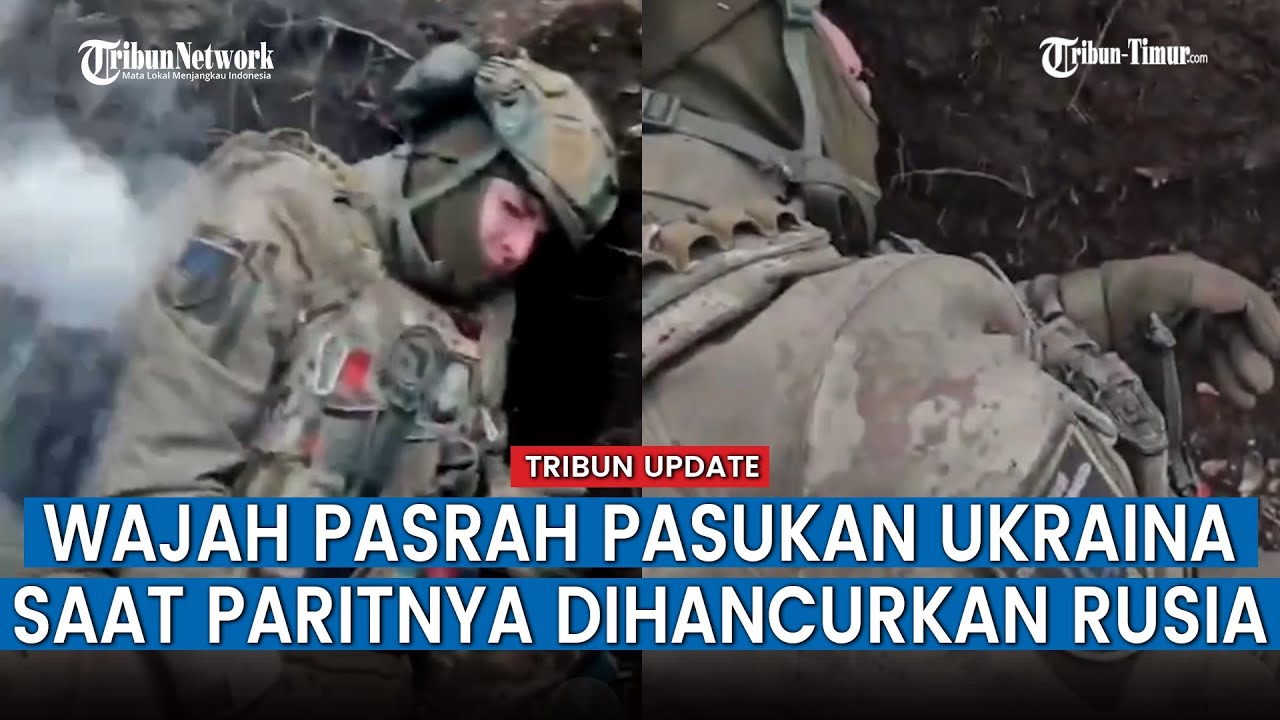 Parit Ukraina Dibombardir Rusia Lagi! Beginilah Wajah Lemas Prajurit Ukraina yang Terluka