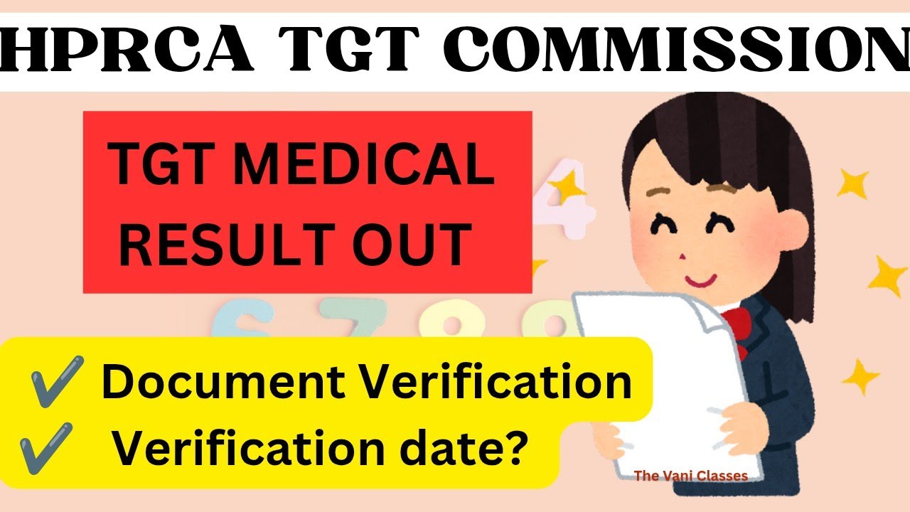 TGT MEDICAL RESULT OUT | THE VANI CLASSES