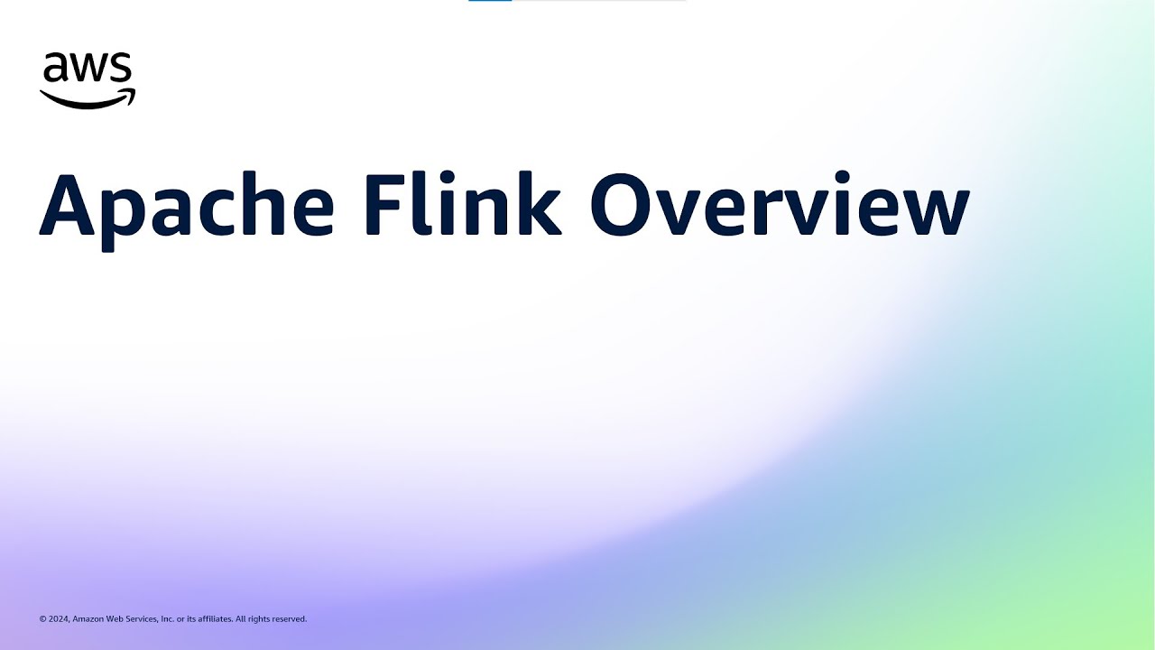 Apache Flink Overview | Amazon Web Services