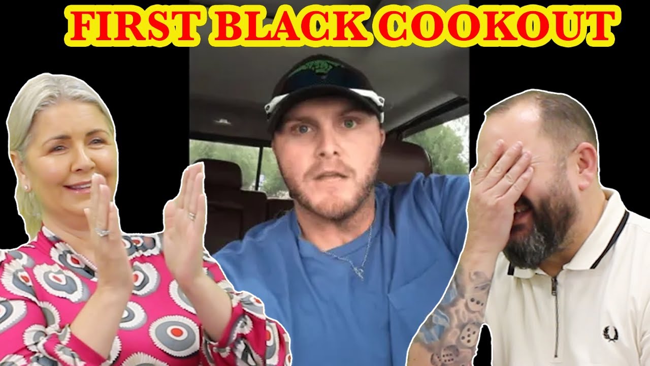 My First Black Cookout - British Husband & Wife REACT!