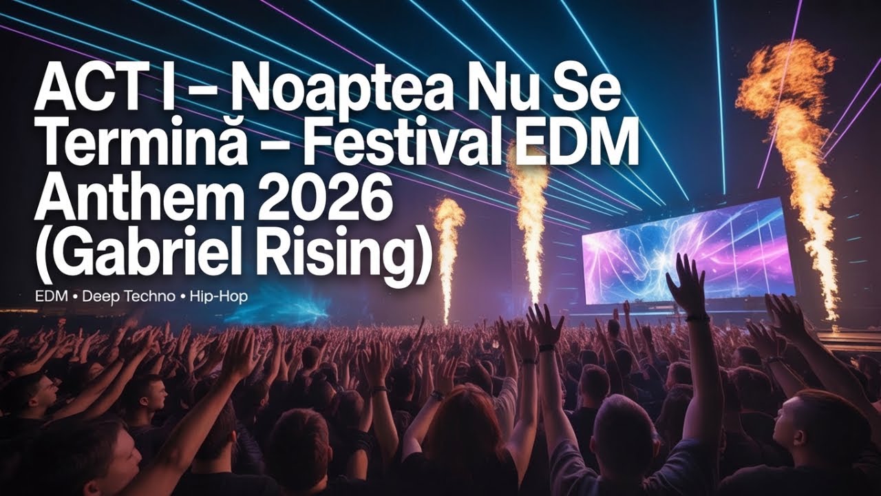 Noaptea Nu Se Termină - Gabriel Rising   (Official Audio) | ACT  I Bass Bossted