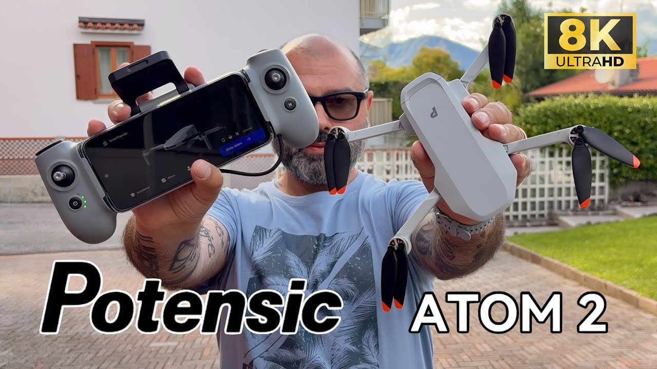Potensic Atom 2 - Drone with 8K Camera, AI Track, 4K Video HDR , Vertical Shooting , 249g