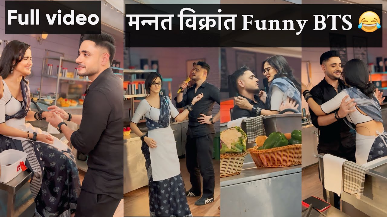 Mannat Funny BTS 😂 #mannat #actoranmol #love #colours #tvserial #funny #bts #manvik