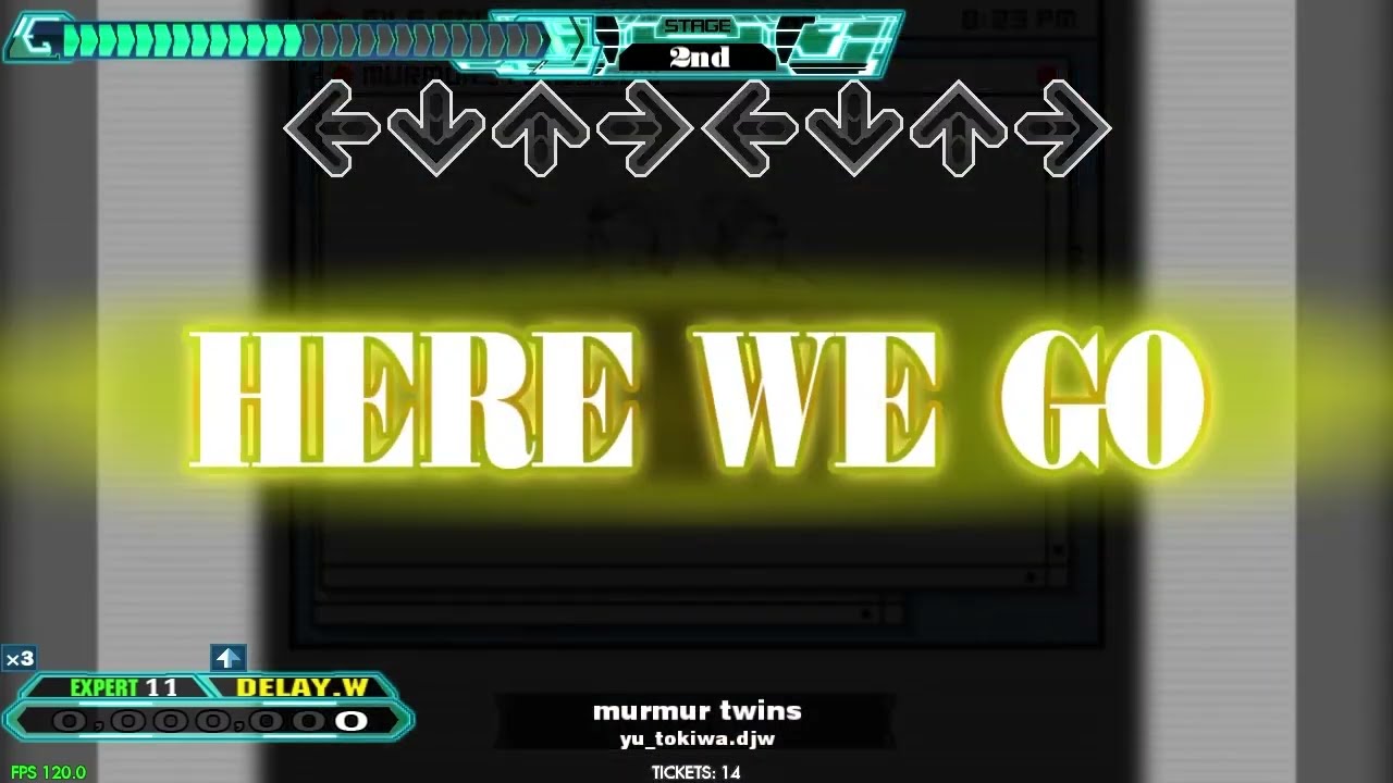 【LV11】DDR / murmur twins - EXPERT DOUBLE with handclap