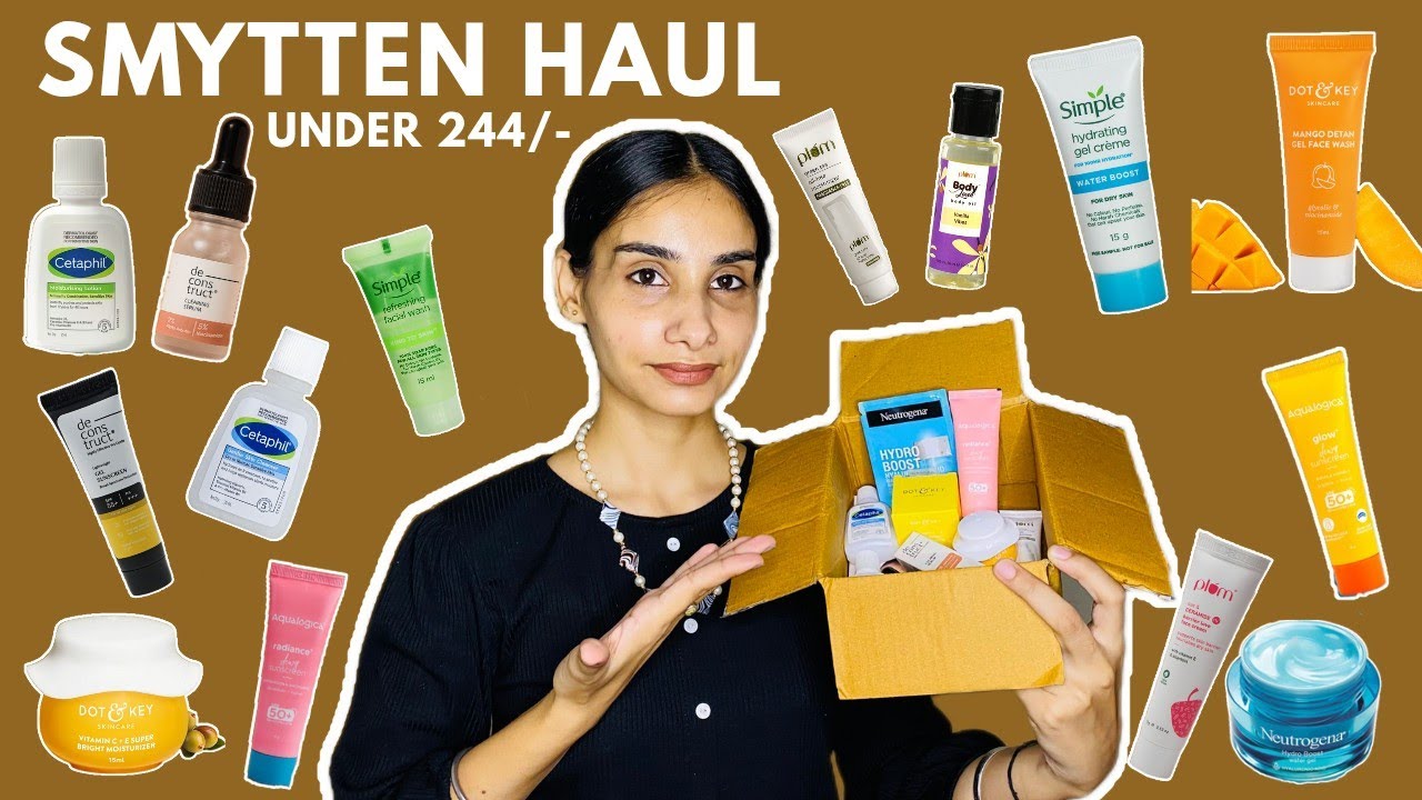  Smytten Haul 2025 😱| In Just Rs/- 244 Travel Size Branded Products | Branded Skincare Products 😍