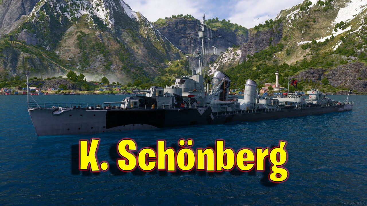 Meet The Schonberg! Tier 7 German Destroyer in World of Warships Legends
