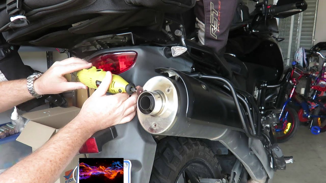 V-Strom Exhaust Modification - 