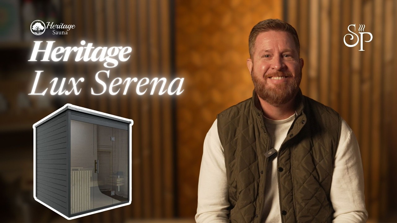 Meet the Heritage Lux Serena: The Glass‑Front Outdoor Sauna That Brings the Outside In 🌿🔥